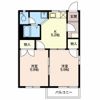 富貴原ハイツ Dの間取り画像