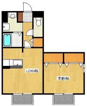 クロノス21御領Bの間取り画像