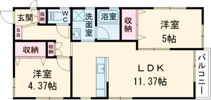 メゾン ド リリアン祇園の間取り画像