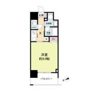 ブリリアンクラス河原町（旧：LaSante河原町）の間取り画像