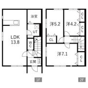 GRAND GARDENⅢ(B棟)の間取り画像