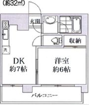 八千代フラットの間取り画像