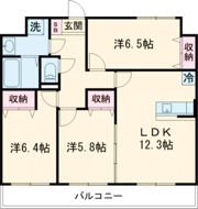 リバーサイド天神の間取り画像