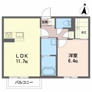 ヴェル ボンヌ ウェスト 壱番館の間取り画像