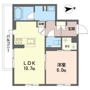 ヒルクレスト富士塚の間取り画像