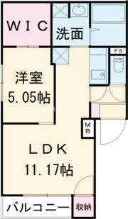 アヴェニュー新道の間取り画像