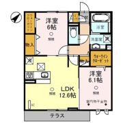 メイプルシャトーの間取り画像