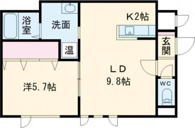 グランピア5・4の間取り画像