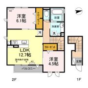 アンビシャス スギモトⅡの間取り画像