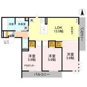 ルコアン堀川今宮の間取り画像