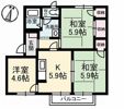 フレグランス福島 A棟の間取り画像