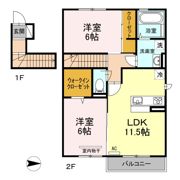 パステル城山の間取り画像