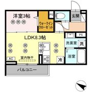 サンガーデン新山口 Aの間取り画像