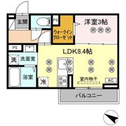 サンガーデン新山口 Bの間取り画像