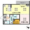 サンガーデン新山口 Bの間取り画像