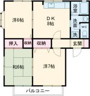 サニーコートBの間取り画像