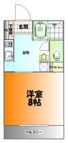 ボヌールEASTの間取り画像