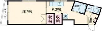 スカイパレス介良の間取り画像