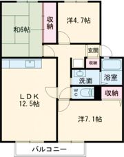 サンビレッジ葉山Cの間取り画像