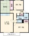 サンビレッジ葉山Cの間取り画像