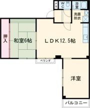 メゾンニュー大宮の間取り画像