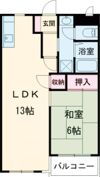 ジューンパレスの間取り画像