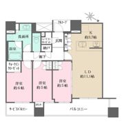 シエリアタワー中之島の間取り画像