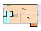 グランベール小倉駅前の間取り画像