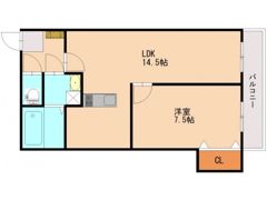 グランベール小倉駅前の間取り画像