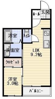 る・ぽーるⅠの間取り画像