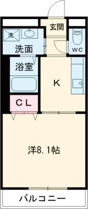ラヴニールの間取り画像