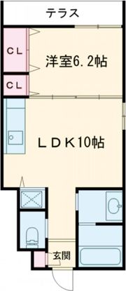 SS福田 B棟の間取り画像