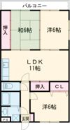 テック藤原の間取り画像