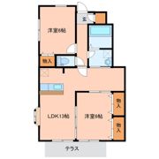 グリーンパークⅡの間取り画像