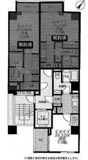 レジエールイーストの間取り画像