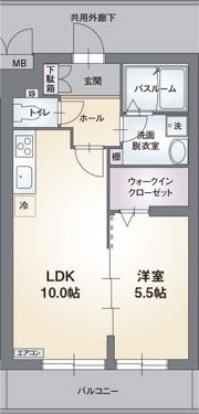 アンブリョンの間取り画像