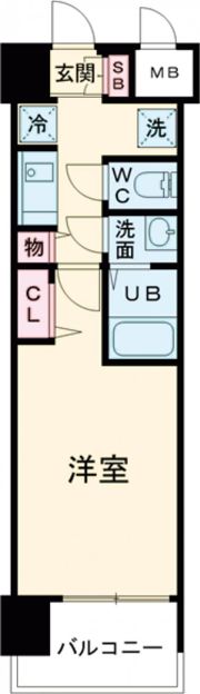 W－STYLE神戸Ⅱの間取り画像