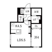 ASTER FLAX ASABU(アステール フラックス アサブ)の間取り画像