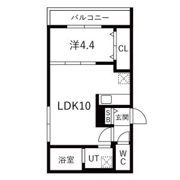 ASTER FLAX ASABU(アステール フラックス アサブ)の間取り画像