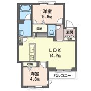 フェリーチェクレストの間取り画像