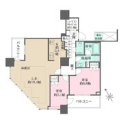 ザ・パークハウス西新宿タワー60の間取り画像