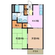 タウニーラークウッドA棟の間取り画像
