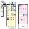 サンシャイン長府 Ⅱの間取り画像