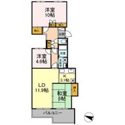 おおやちビレジ2号棟の間取り画像