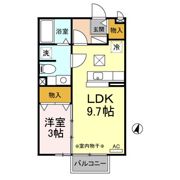 セジュール サンパティーの間取り画像