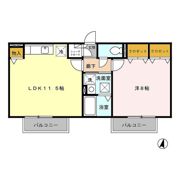 レセンテ中央の間取り画像