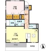 フェリーチェ ヴィータ Cの間取り画像