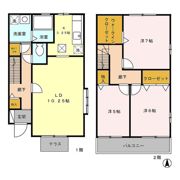 ドゥエル大泉学園 ABの間取り画像