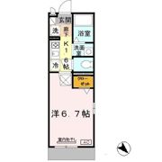 セジュール西代Ⅰ B棟の間取り画像