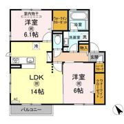 風雅 弐の間取り画像
